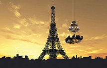В Париже открыли ресторан в небе